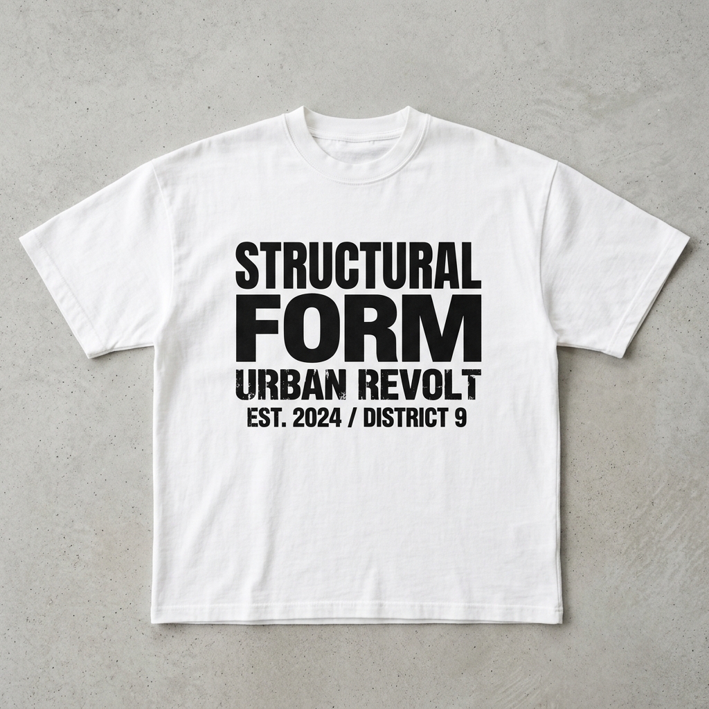 Brutalist Tee Mockup